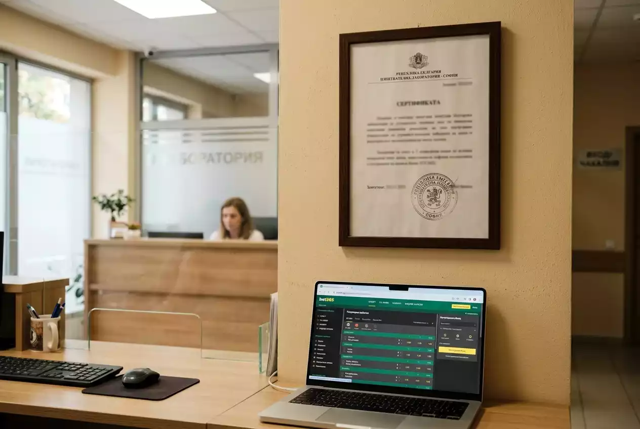 Рамкиран сертификат на стена